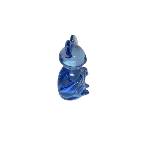 🐨🐼💙Koala Panda Bear Art Glass Figurine Paperweight Blue Vintage Home Decor - Picture 4 of 16